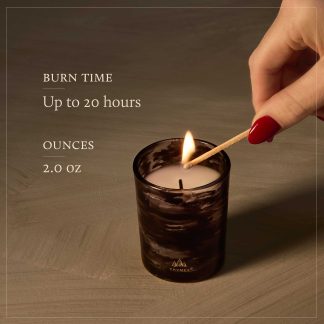 Noir Woods Votive Candle